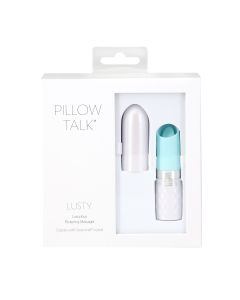 Pillow Talk - Lusty Luxurious Flickering Massager Blauwgroen