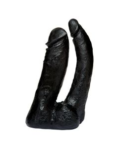 Doc Johnson - VacULock CodeBlack Dubbele Penetrator - Zwart