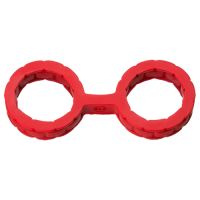 Japanse bondage siliconen handboeien - rood