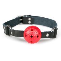 Ball gag - zwart/rood