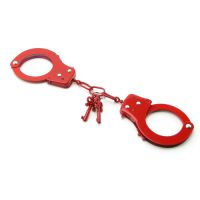 Metalen handboeien - rood
