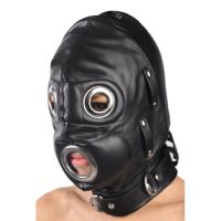 Total lockdown lederen hoofdmasker