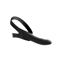Face fuk gag met dildo