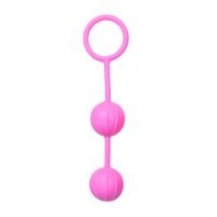 Vaginale Balletjes Verticale Ribbels - Roze