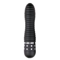 Toys Mini Vibrator Geribbeld - Zwart
