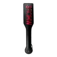 Zwart leren paddle - whore
