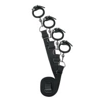 Under mattress restraint set